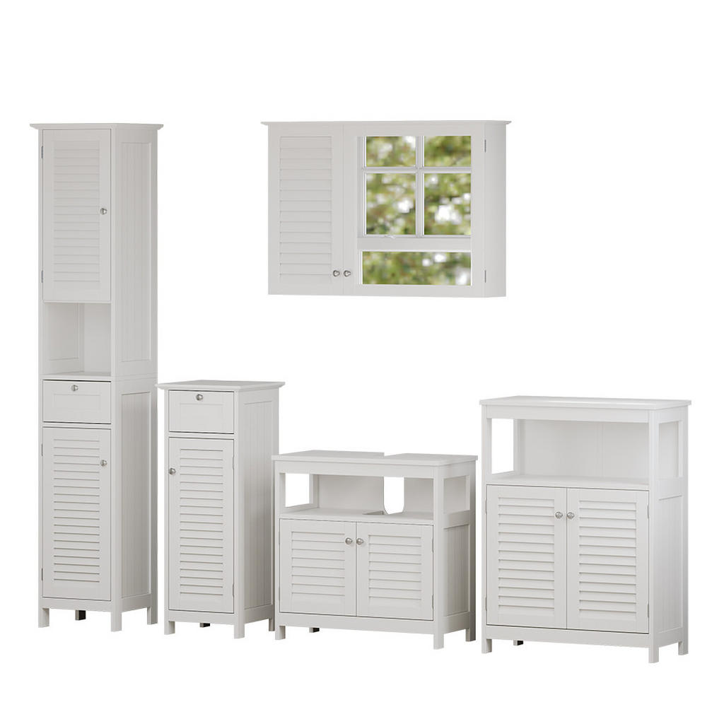 SET MOBILIER BAIE Riad, Alb, 5 piese SET MOBILIER BAIE Riad, Alb, 5 piese