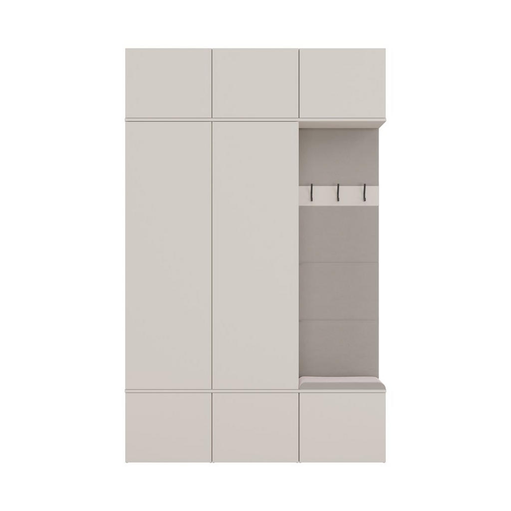 DULAP modern, set de dulapuri: dulap pentru haine și dulap pentru pantofi „cașmir” 150/238/35 DULAP modern, set de dulapuri: dulap pentru haine și dulap pentru pantofi „cașmir” 150/238/35