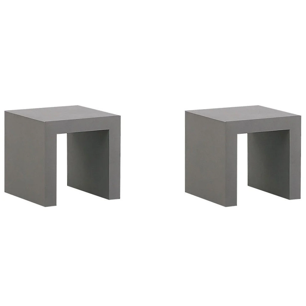 SCAUN DE GRĂDINĂ set de 2 beton gri Taranto SCAUN DE GRĂDINĂ set de 2 beton gri Taranto
