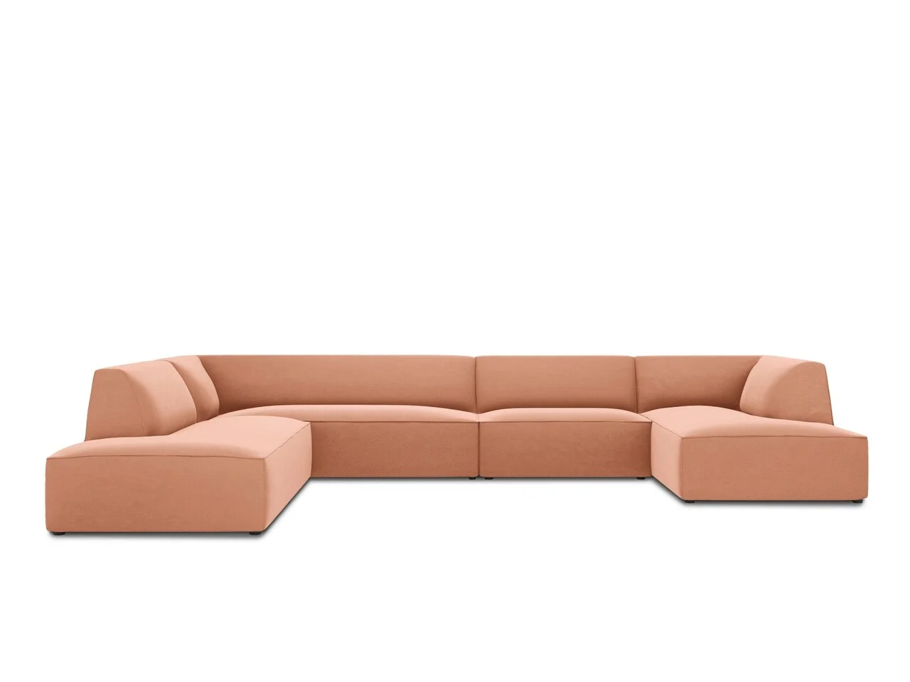 Coltar panoramic stanga 7 locuri, Ruby, Micadoni Home, BL, 366x273x69 cm, catifea, roz Coltar panoramic stanga 7 locuri, Ruby, Micadoni Home, BL, 366x273x69 cm, catifea, roz