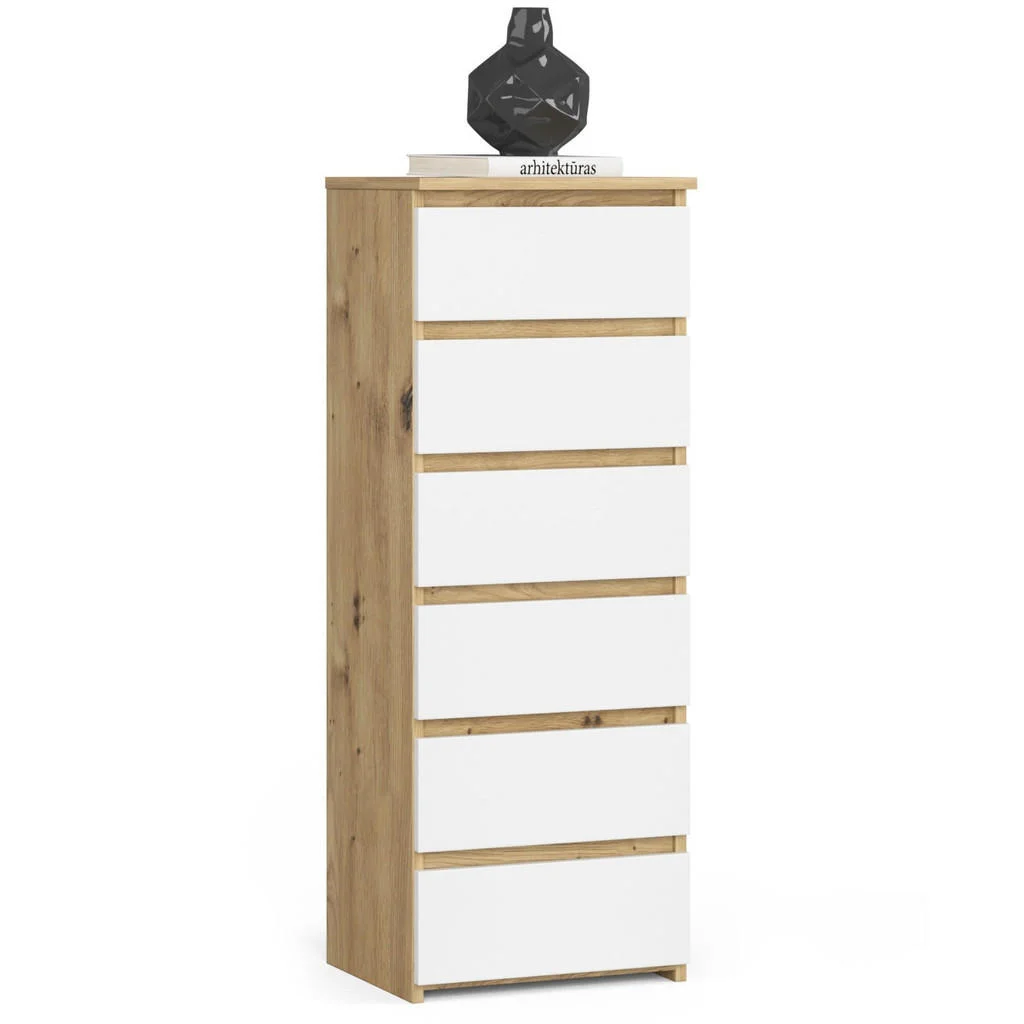 COMODA din stejar Artisan, alb 109/40/35 COMODA din stejar Artisan, alb 109/40/35