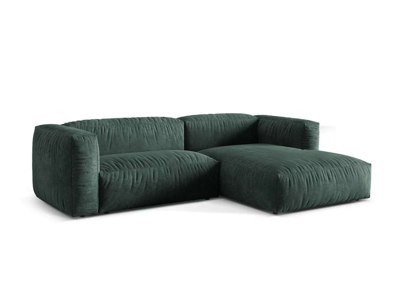 Coltar modular dreapta 2 locuri, Martina-120, Micadoni Home, 283x176x75 cm, catifea, petrol Coltar modular dreapta 2 locuri, Martina-120, Micadoni Home, 283x176x75 cm, catifea, petrol