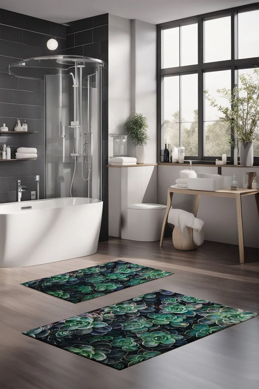 Set covorase de baie, L'essentiel Maison, CT-5308, Multicolor Set covorase de baie, L'essentiel Maison, CT-5308, Multicolor