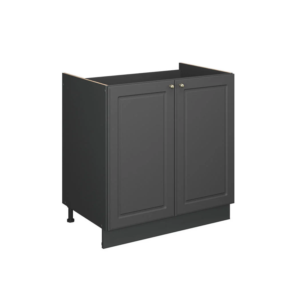 DULAP DE BAZĂ PENTRU CHIUVETĂ Fame-Line Casă de țară antracit-aur 80 cm , AP Marmură DULAP DE BAZĂ PENTRU CHIUVETĂ Fame-Line Casă de țară antracit-aur 80 cm , AP Marmură