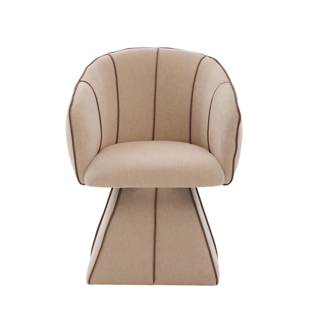 FOTOLIU Scaun rotativ 360° din chenilă, fotoliu ergonomic pentru living și dormitor FOTOLIU Scaun rotativ 360° din chenilă, fotoliu ergonomic pentru living și dormitor