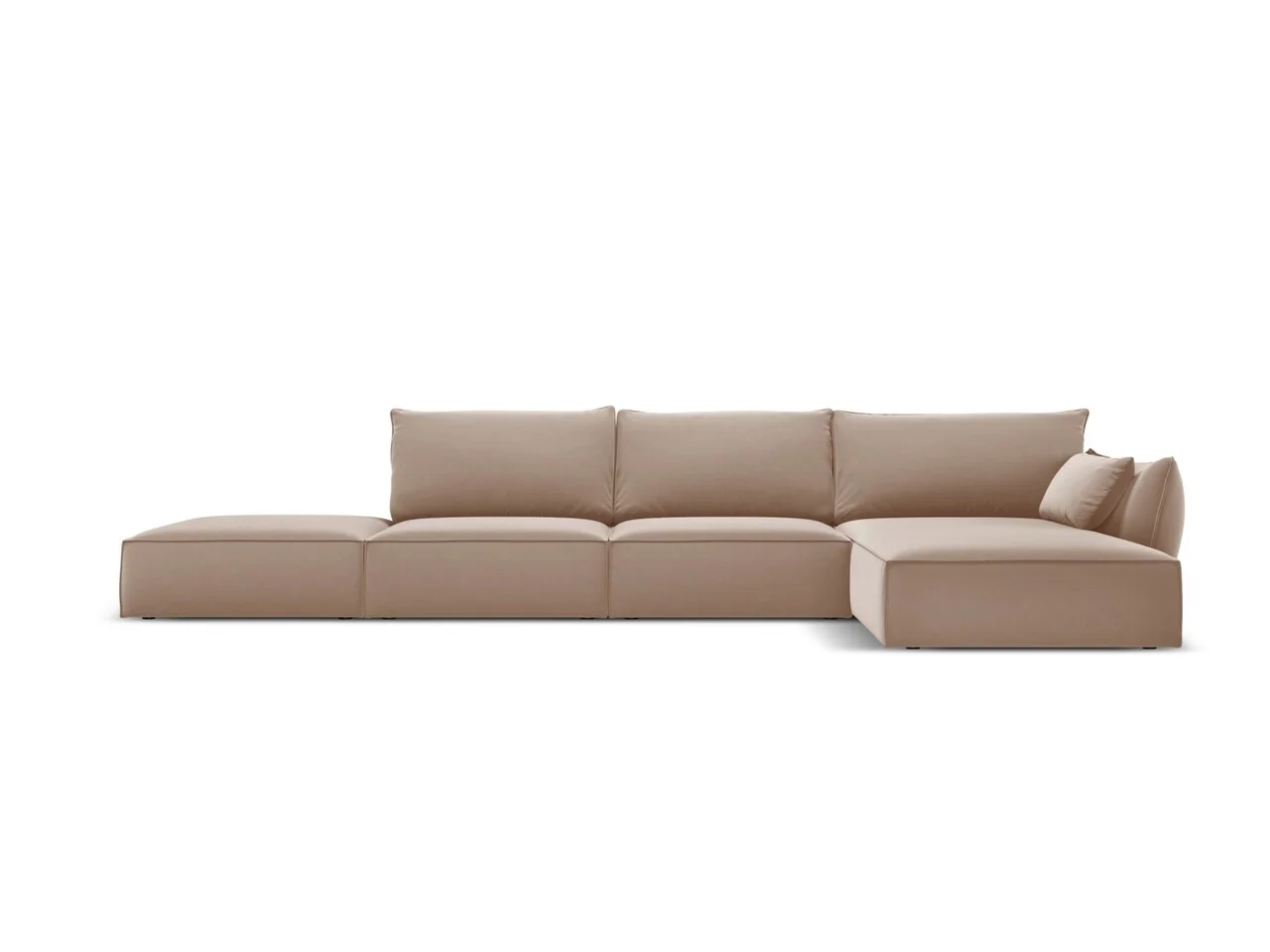 Coltar dreapta 5 locuri, Kaelle, Micadoni Home, BL, fara cotiera, 364x171x85 cm, catifea, bej Coltar dreapta 5 locuri, Kaelle, Micadoni Home, BL, fara cotiera, 364x171x85 cm, catifea, bej