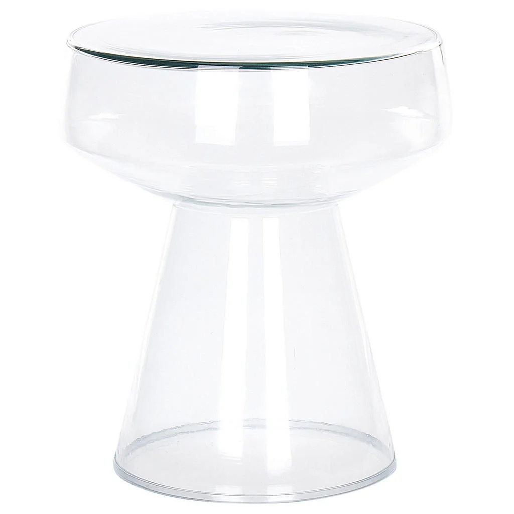 MĂSUȚĂ AUXILIARĂ sticlă transparent rotundă 37 cm Laguna MĂSUȚĂ AUXILIARĂ sticlă transparent rotundă 37 cm Laguna