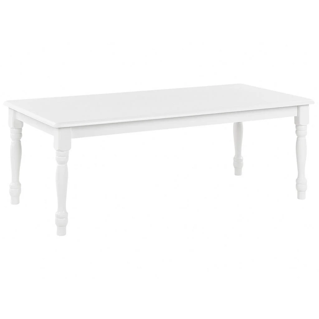 MĂSUȚĂ DE CAFEA albă dreptunghiulară 60/120 cm Kokomo MĂSUȚĂ DE CAFEA albă dreptunghiulară 60/120 cm Kokomo