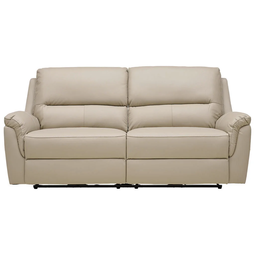Canapea Cu 3 Locuri, lemn, textil, piele, gri deschis
