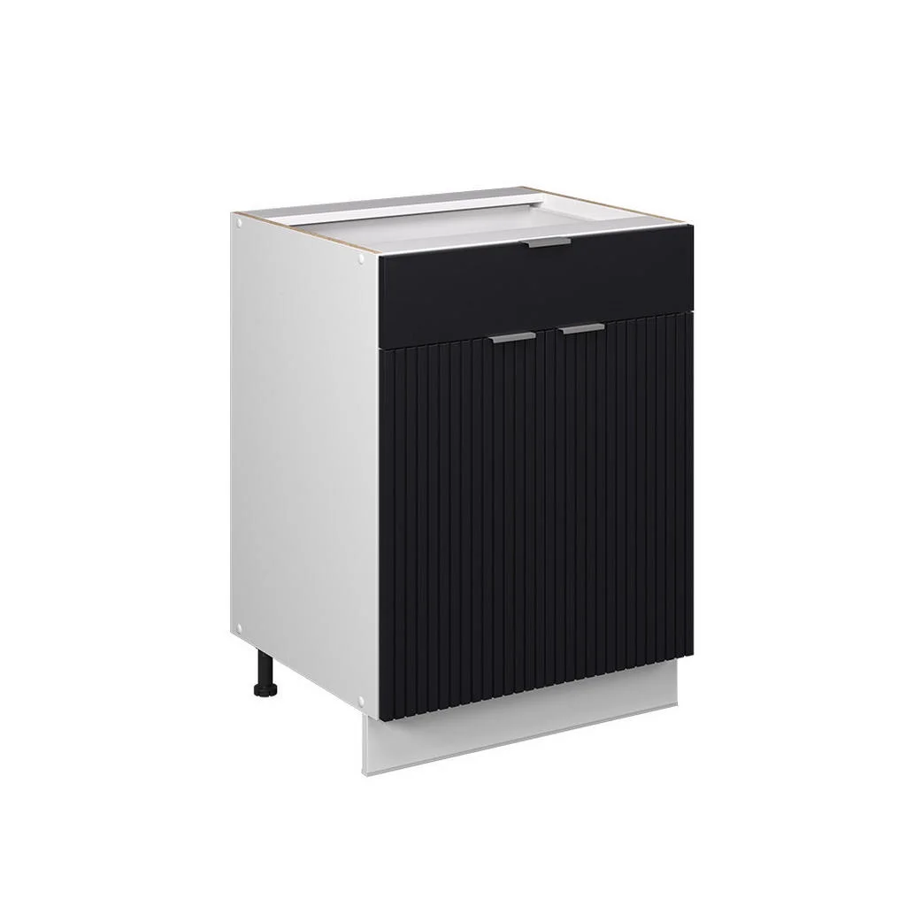 DULAP INFERIOR PENTRU CHIUVETĂ/PLITĂ Fame-Line dungi negre 60 cm cu sertar, marmura AP DULAP INFERIOR PENTRU CHIUVETĂ/PLITĂ Fame-Line dungi negre 60 cm cu sertar, marmura AP
