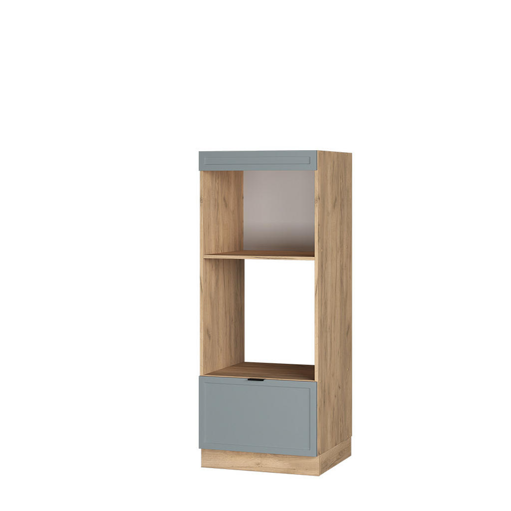DULAP PENTRU CUPTOR CU MICROUNDE Fame-Line Albastru-gri deschis 60 cm deschide DULAP PENTRU CUPTOR CU MICROUNDE Fame-Line Albastru-gri deschis 60 cm deschide