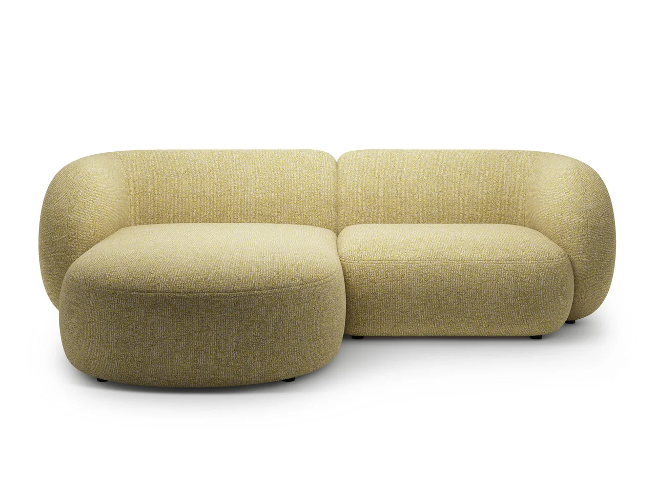 Coltar stanga 2 locuri, Kate, Micadoni Home, 255x176x76 cm, tesatura structurata, galben melanj Coltar stanga 2 locuri, Kate, Micadoni Home, 255x176x76 cm, tesatura structurata, galben melanj