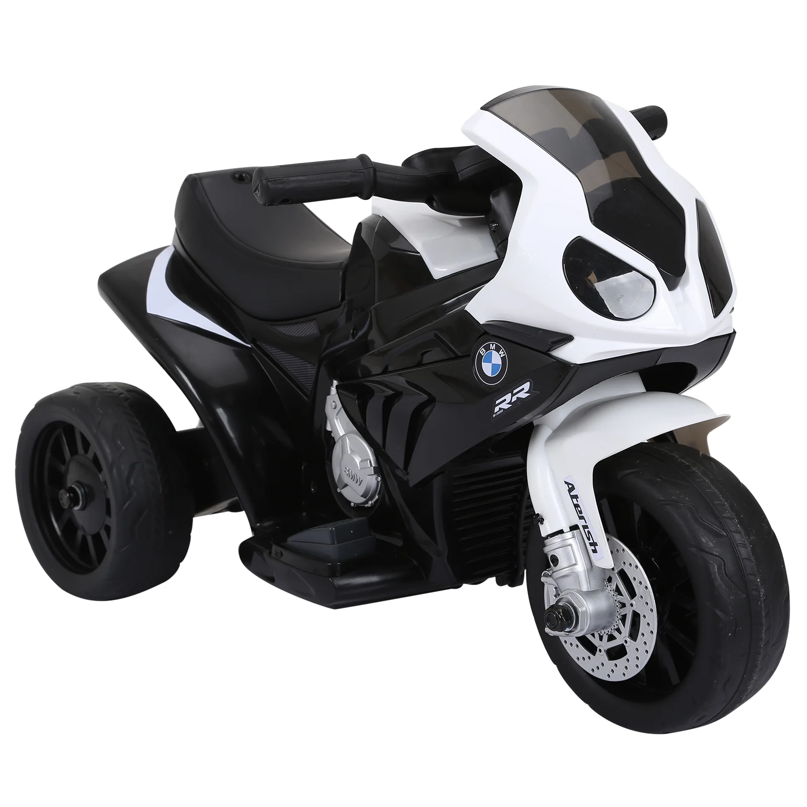 HOMCOM Motocicletă Electrică pentru Copii Licențiată BMW, 3 Roti, Baterie 6V, Alb și Negru | Aosom Romania HOMCOM Motocicletă Electrică pentru Copii Licențiată BMW, 3 Roti, Baterie 6V, Alb și Negru | Aosom Romania