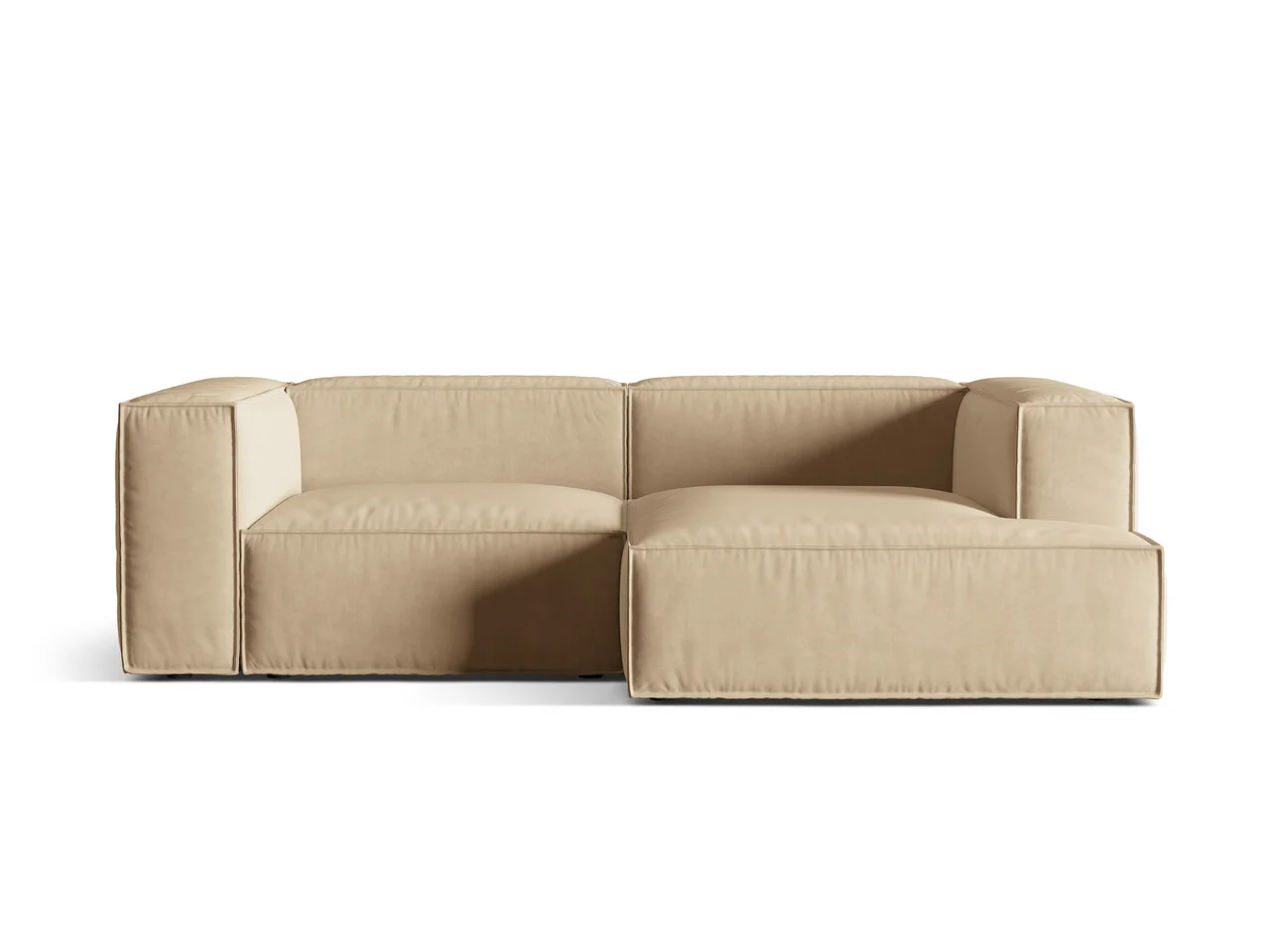 Coltar modular dreapta 3 locuri, Nuria-88, Micadoni Home, 252x147x72 cm, catifea, bej nude Coltar modular dreapta 3 locuri, Nuria-88, Micadoni Home, 252x147x72 cm, catifea, bej nude