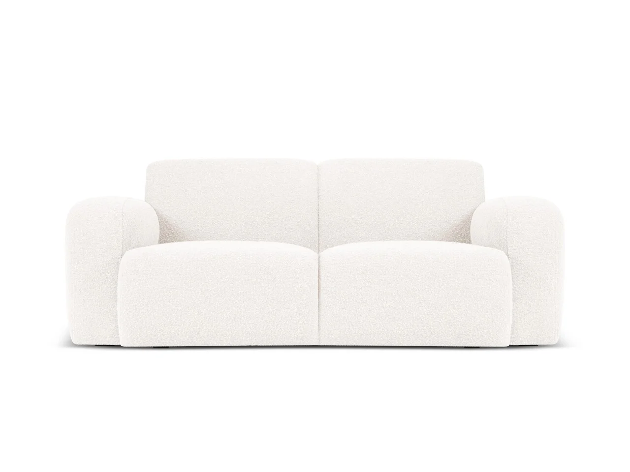 Canapea 2 locuri, Molino-101, Micadoni Home, 170x95x72 cm, tesatura boucle, alb Canapea 2 locuri, Molino-101, Micadoni Home, 170x95x72 cm, tesatura boucle, alb