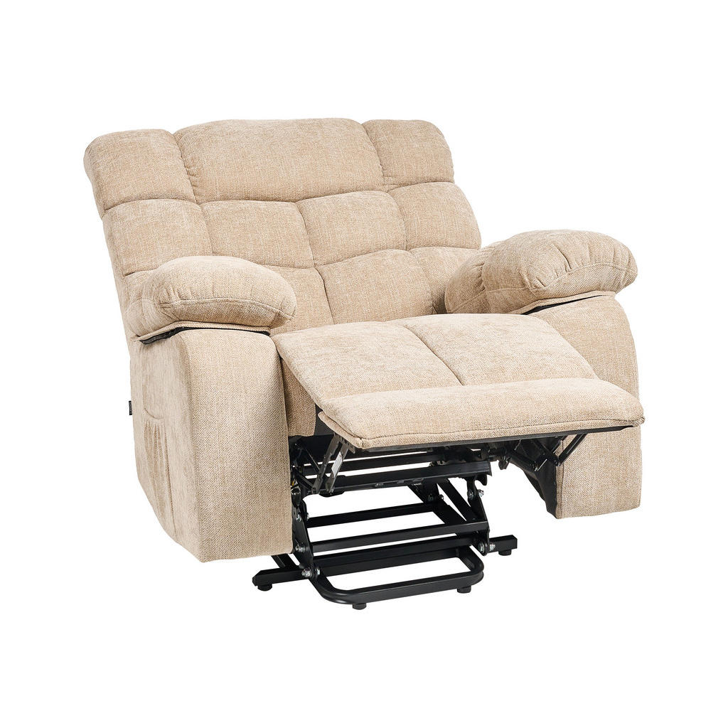 FOTOLIU TV electric cu suport pentru picioare textil bej Ares FOTOLIU TV electric cu suport pentru picioare textil bej Ares