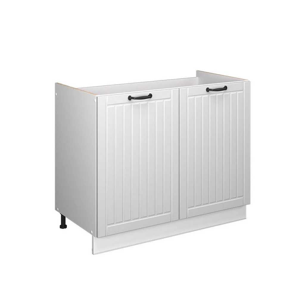 DULAP DE BAZĂ PENTRU CHIUVETĂ Fame-Line, Casă de țară albă/Alb, 100 cm fara blat DULAP DE BAZĂ PENTRU CHIUVETĂ Fame-Line, Casă de țară albă/Alb, 100 cm fara blat