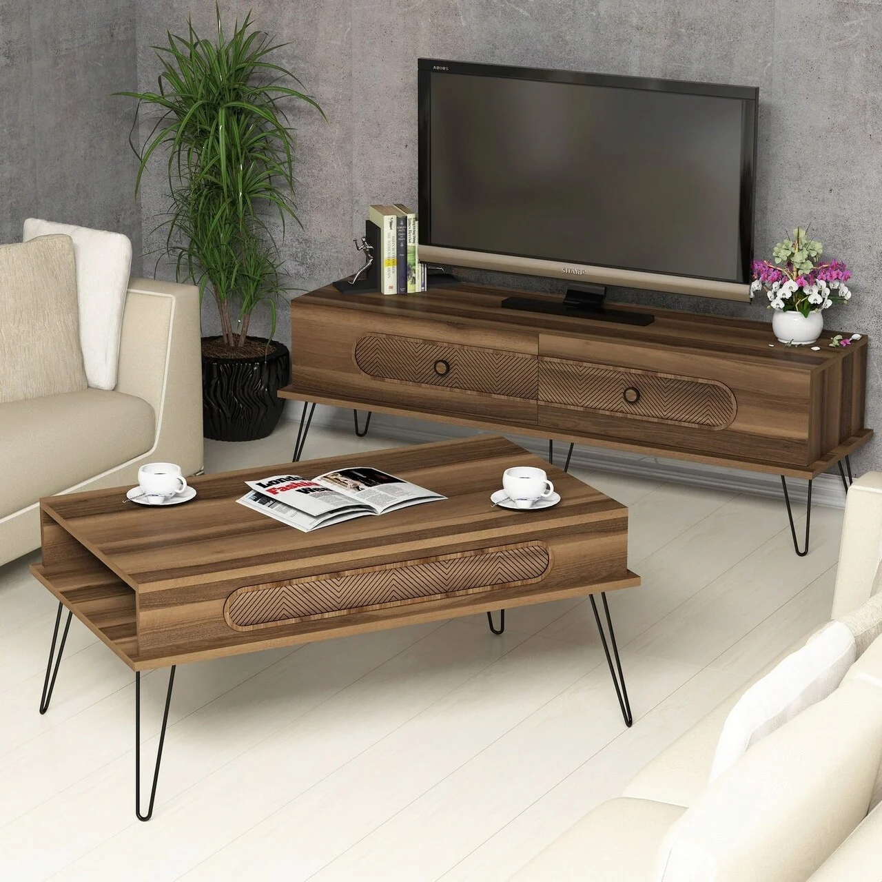 Set mobilier living, Hanah Home, Ekol, Maro Set mobilier living, Hanah Home, Ekol, Maro