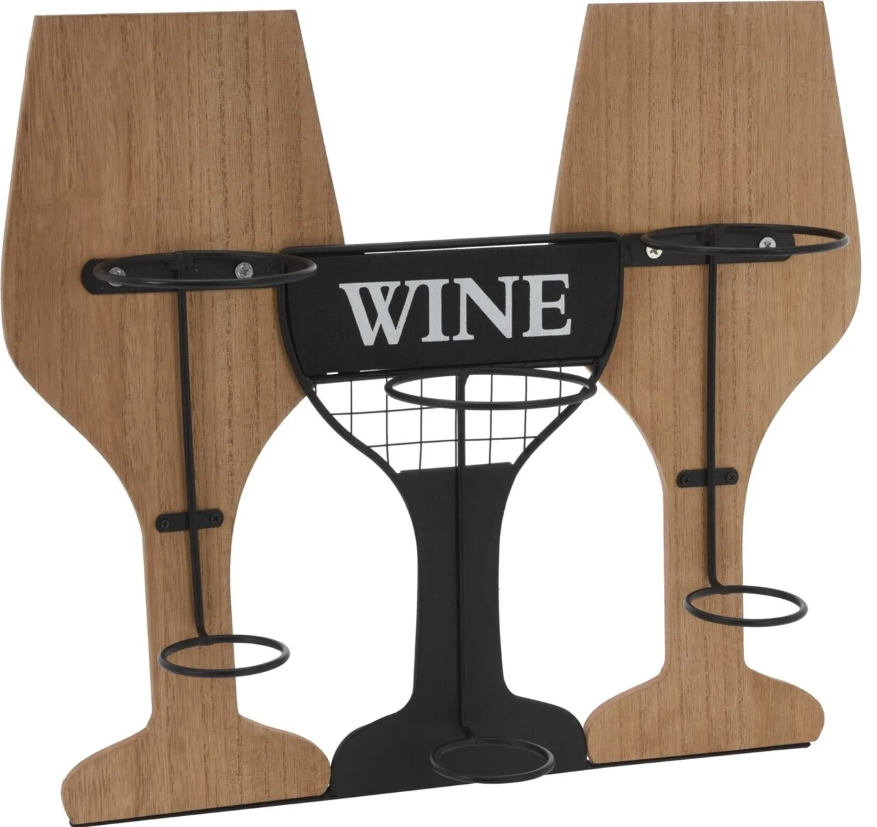 Suport pentru 3 sticle de vin, 39x11x35 cm, cu fixare pe perete, metal Suport pentru 3 sticle de vin, 39x11x35 cm, cu fixare pe perete, metal