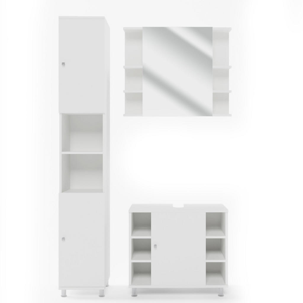 SET MOBILIER BAIE Fynn, Alb, 3 piese SET MOBILIER BAIE Fynn, Alb, 3 piese