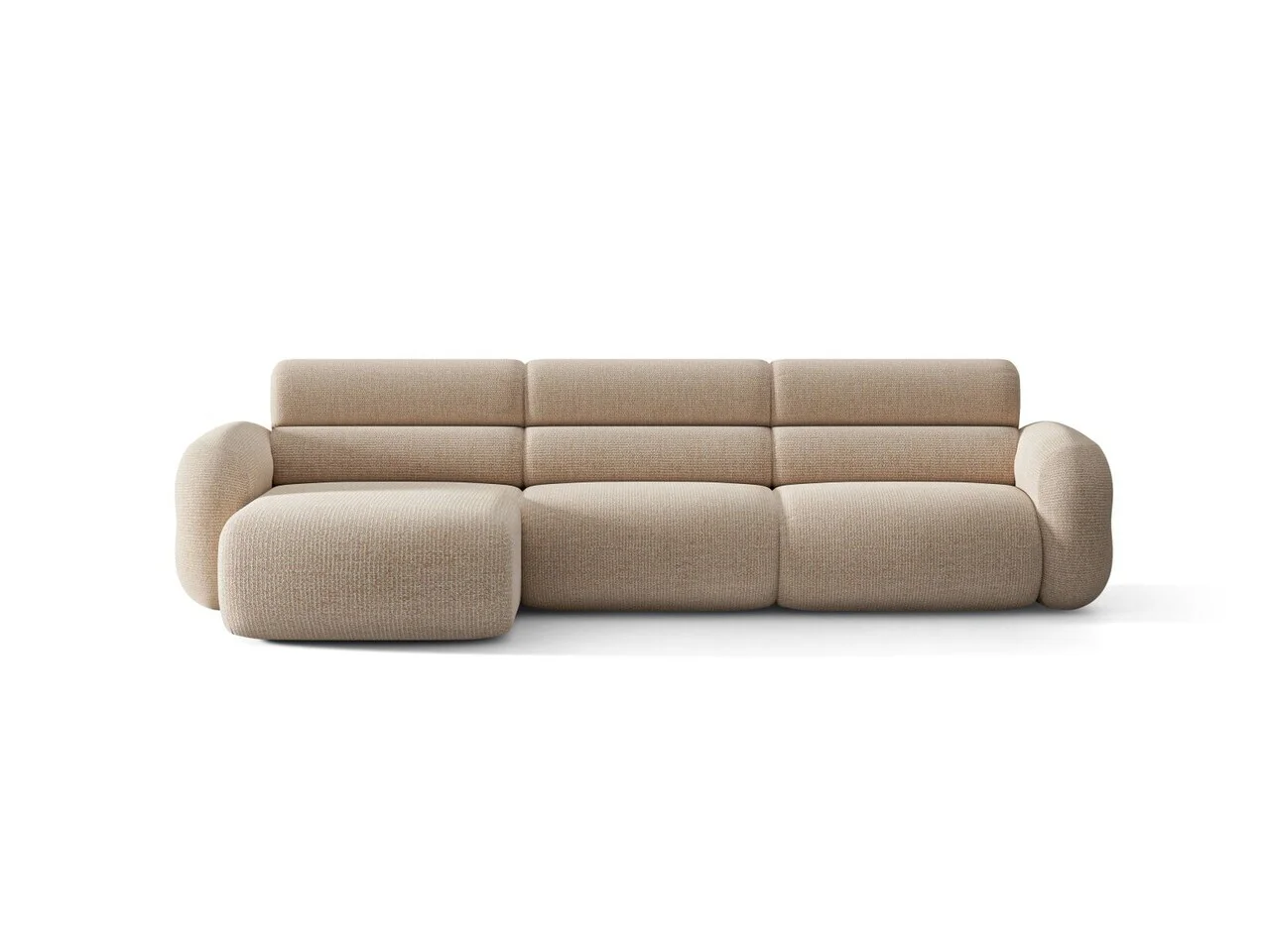 Coltar stanga 4 locuri, Neo, Micadoni Home, 305x165x83 cm, tesatura Chenille Silencio, bej sand Coltar stanga 4 locuri, Neo, Micadoni Home, 305x165x83 cm, tesatura Chenille Silencio, bej sand
