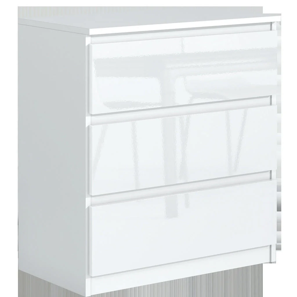 COMODA Alb, luciu intens 70/79/39 COMODA Alb, luciu intens 70/79/39