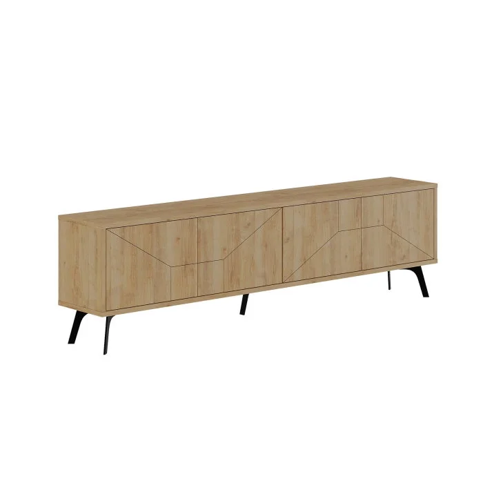 Comoda TV DUNE, stejar, 180x29,6x50 cm Comoda TV DUNE, stejar, 180x29,6x50 cm