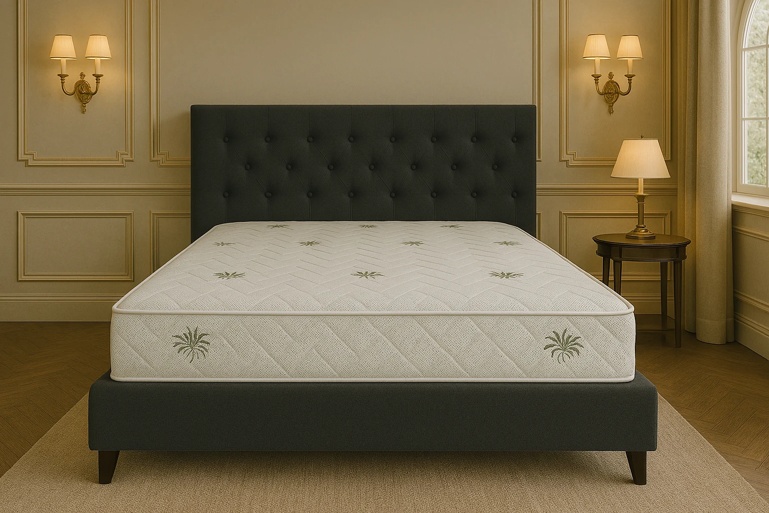 Saltea cu memorie Somnart Aloe Vera 160×190, înălțime 20 cm, husă cu Aloe Vera, fermitate medie Saltea cu memorie Somnart Aloe Vera 160×190, înălțime 20 cm, husă cu Aloe Vera, fermitate medie