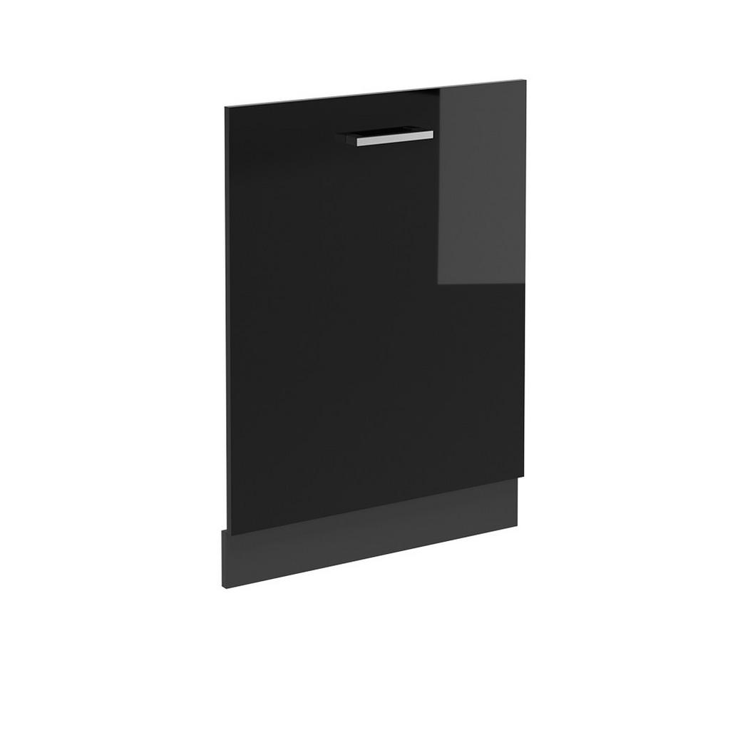PANOU FRONTAL PENTRU MAȘINA DE SPĂLAT VASE R-Line Negru lucios ridicat 60 cm fara blat PANOU FRONTAL PENTRU MAȘINA DE SPĂLAT VASE R-Line Negru lucios ridicat 60 cm fara blat