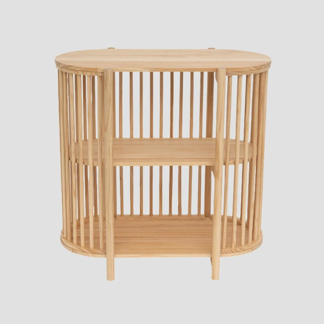 Biblioteca Sensus, Homla, 80x45x80 cm, lemn, natur Biblioteca Sensus, Homla, 80x45x80 cm, lemn, natur