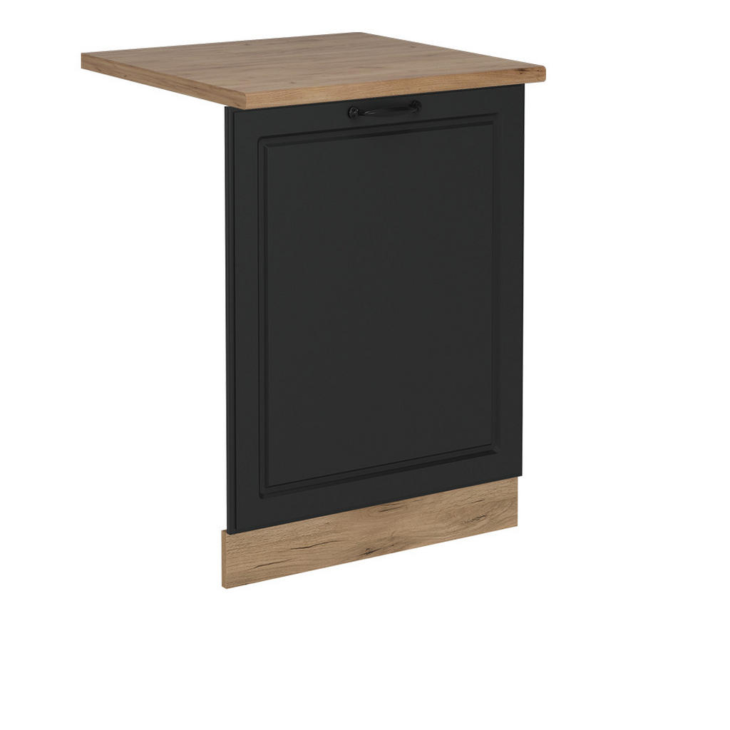 PANOU FRONTAL PENTRU MAȘINA DE SPĂLAT VASE R-Line Casă de țară antracit 60 cm , AP Stejar PANOU FRONTAL PENTRU MAȘINA DE SPĂLAT VASE R-Line Casă de țară antracit 60 cm , AP Stejar