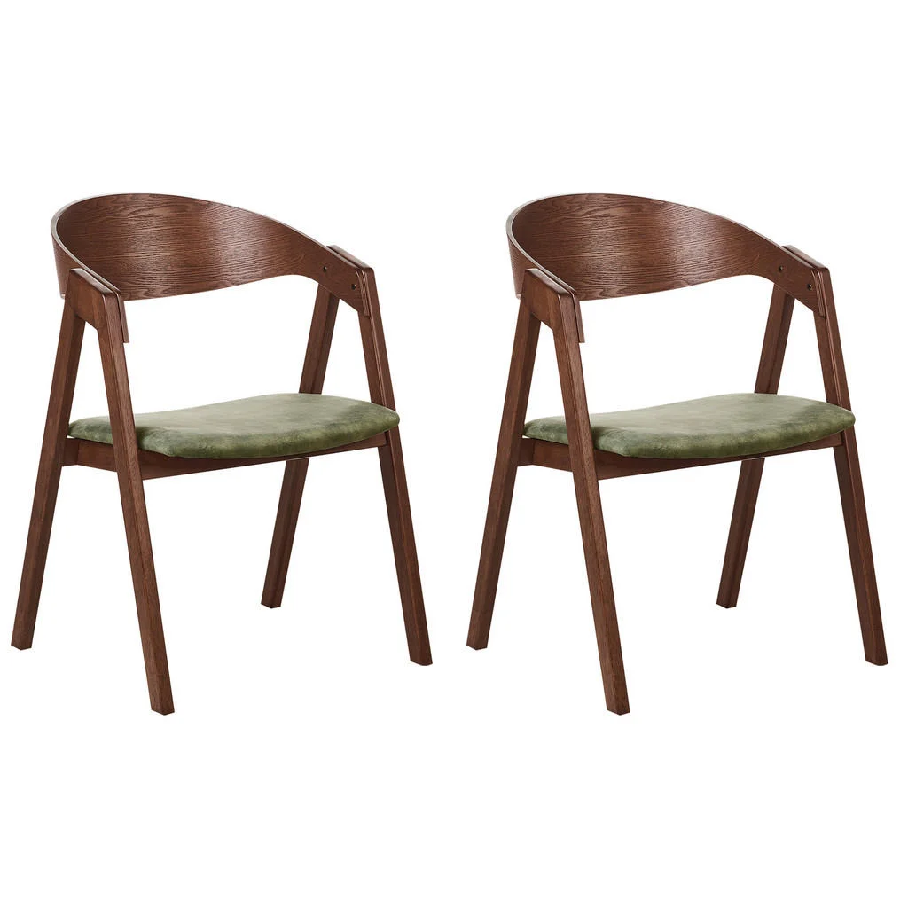 SCAUN DE BUCĂTĂRIE set de 2 verde închis Yuba SCAUN DE BUCĂTĂRIE set de 2 verde închis Yuba