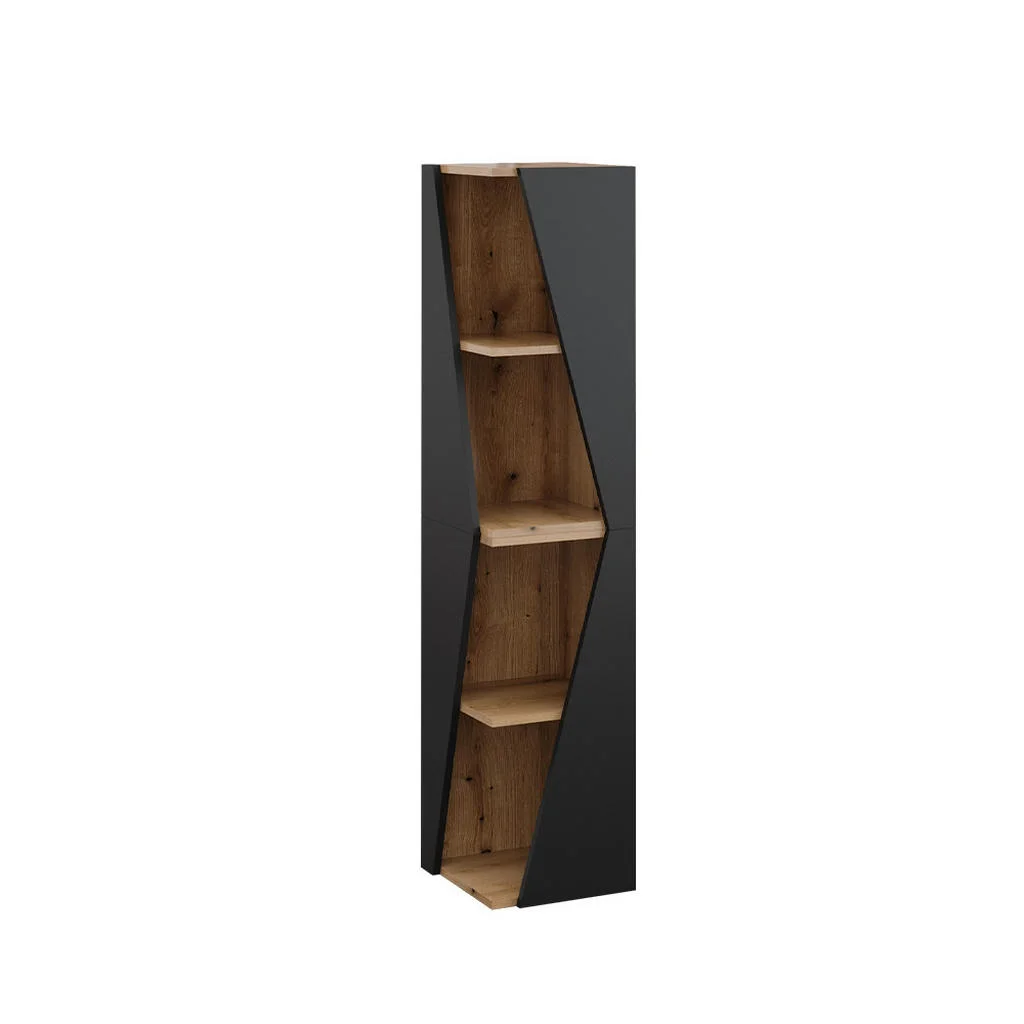 DULAP DE BAIE Benno antracit 31.6x70.5 cm cu 3 rafturi DULAP DE BAIE Benno antracit 31.6x70.5 cm cu 3 rafturi