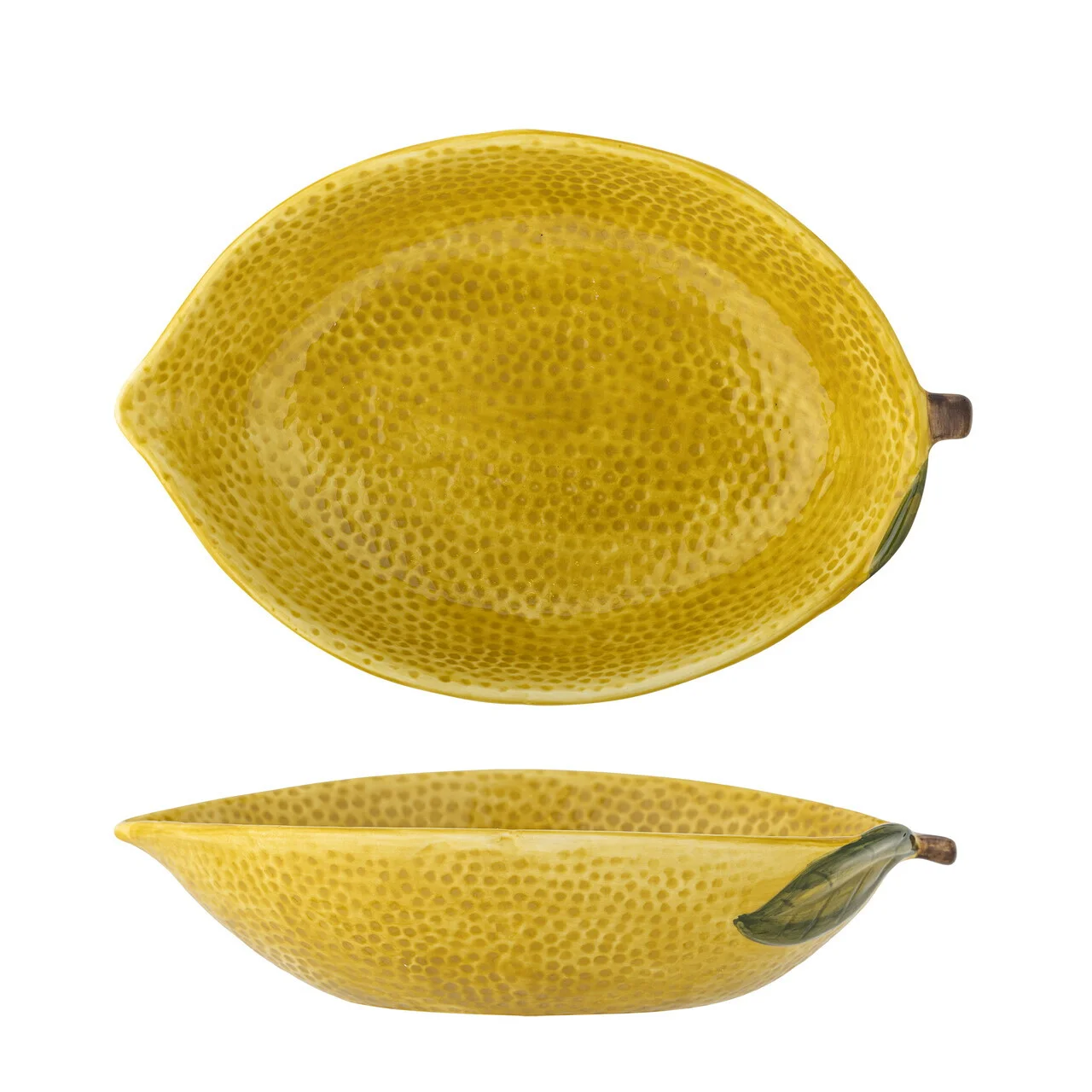 Bol, Bloomingville, Limone, 26x18x6 cm, 930 ml, ceramica, galben Bol, Bloomingville, Limone, 26x18x6 cm, 930 ml, ceramica, galben