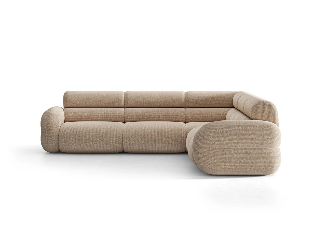 Coltar simetric 7 locuri, Neo, Micadoni Home, 295x295x83 cm, tesatura Chenille Silencio, bej sand Coltar simetric 7 locuri, Neo, Micadoni Home, 295x295x83 cm, tesatura Chenille Silencio, bej sand