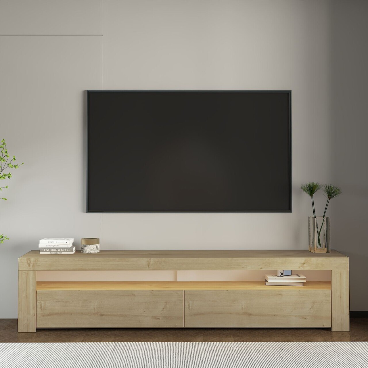 Comoda TV, Hanah Home, Batı, 150x46.8x36.8 cm, PAL, Maro Comoda TV, Hanah Home, Batı, 150x46.8x36.8 cm, PAL, Maro