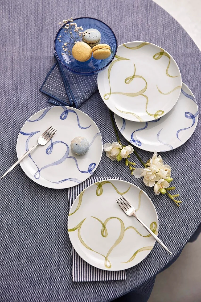 Set de servire pentru tort (4 piese), L'essentiel Maison, 710KTP3725, Albastru Set de servire pentru tort (4 piese), L'essentiel Maison, 710KTP3725, Albastru