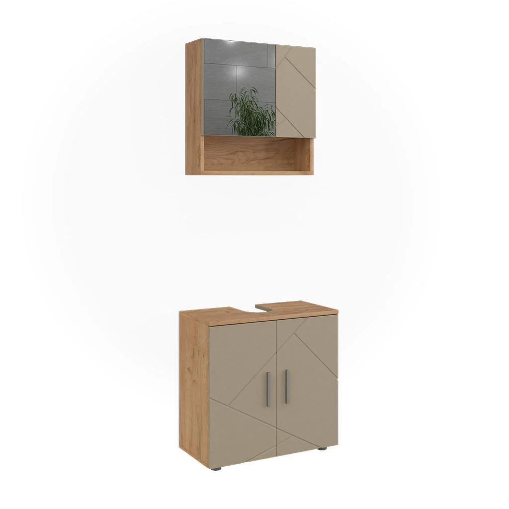 SET MOBILIER BAIE Irma, Bej, 2 piese SET MOBILIER BAIE Irma, Bej, 2 piese