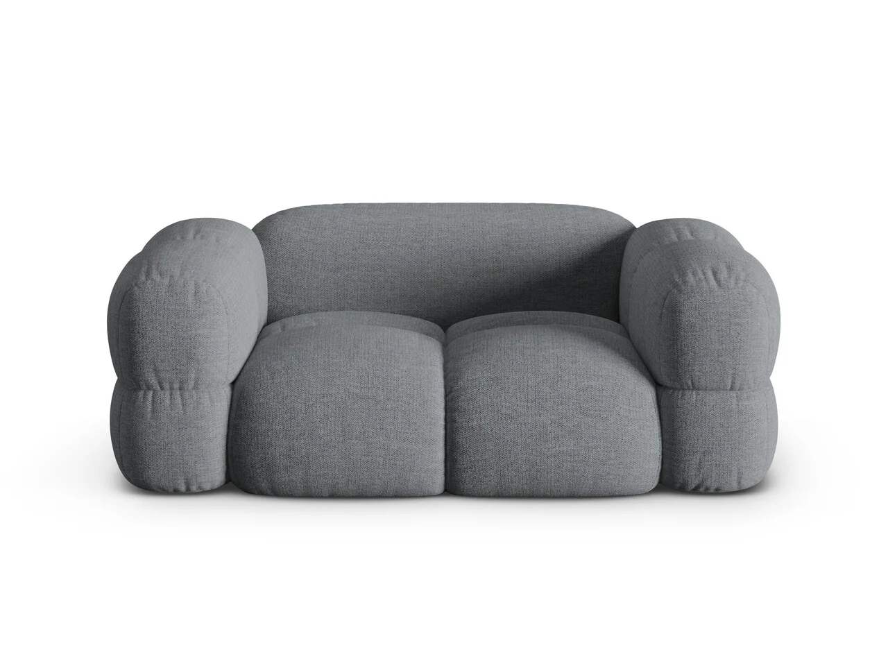 Canapea 2 locuri, Loretto, Cosmopolitan Design, 180x100x68 cm, tesatura structurata, gri Canapea 2 locuri, Loretto, Cosmopolitan Design, 180x100x68 cm, tesatura structurata, gri