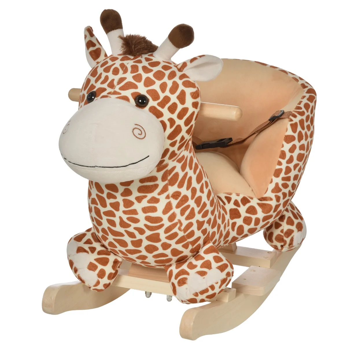 HOMCOM Balansoar din Lemn pentru Copii, Formă de Girafă, Jucărie Educativă, 60x33x45 cm | Aosom Romania HOMCOM Balansoar din Lemn pentru Copii, Formă de Girafă, Jucărie Educativă, 60x33x45 cm | Aosom Romania