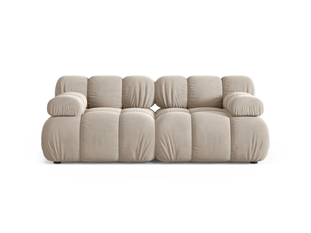 Canapea modulara 2 locuri, Bellis-51, Micadoni Home, 188x94x70 cm, catifea, bej inchis Canapea modulara 2 locuri, Bellis-51, Micadoni Home, 188x94x70 cm, catifea, bej inchis