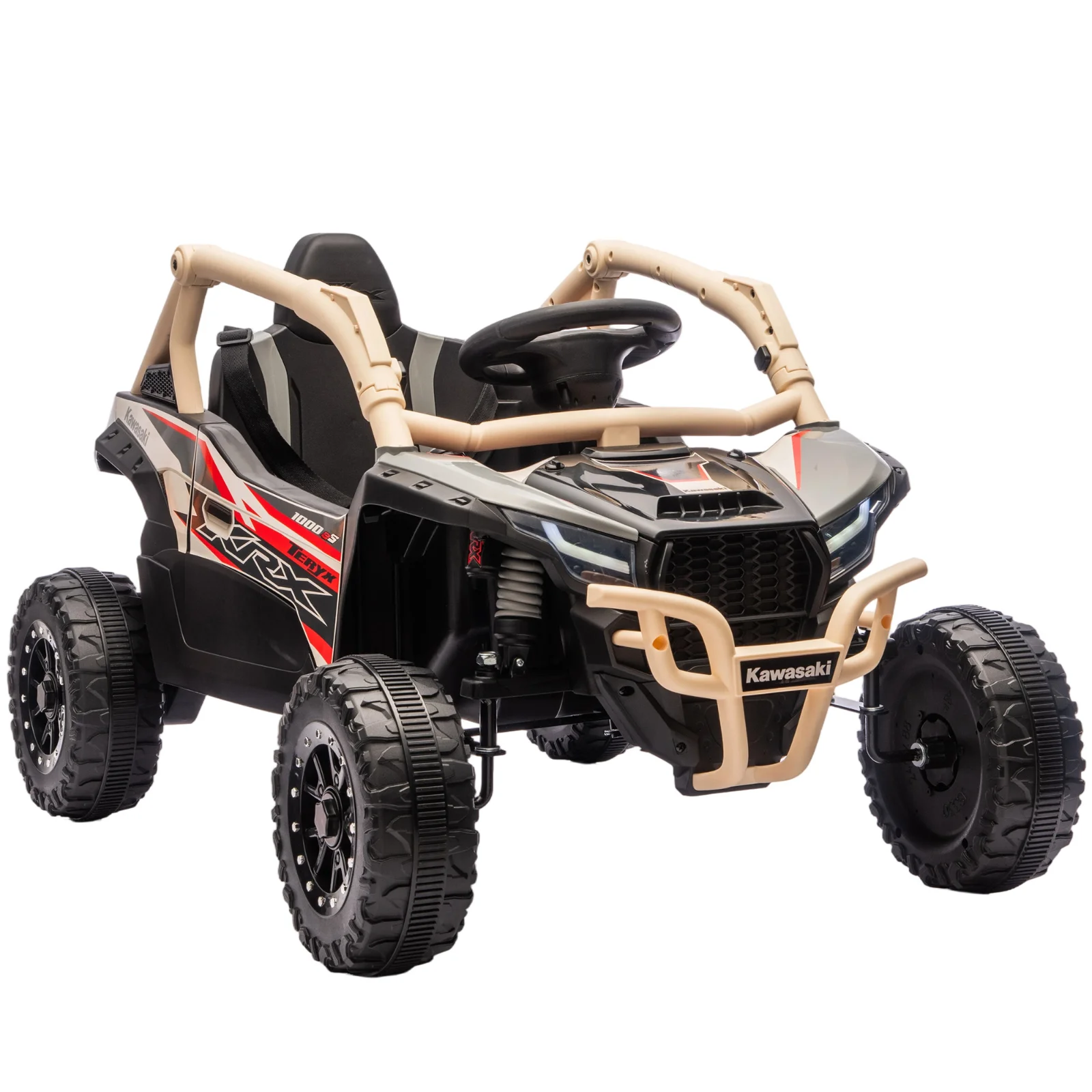 AIYAPLAY ATV Electric pentru Copii 3-8 Ani 12V cu Licență KAWASAKI, Motor Dublu, Telecomandă și Muzică, Galben | Aosom Romania AIYAPLAY ATV Electric pentru Copii 3-8 Ani 12V cu Licență KAWASAKI, Motor Dublu, Telecomandă și Muzică, Galben | Aosom Romania