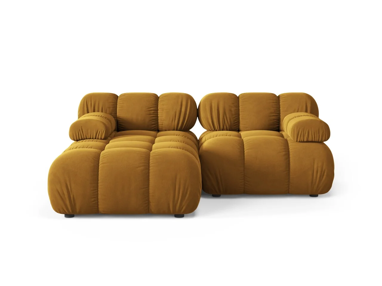 Coltar modular stanga 3 locuri, Bellis-51, Micadoni Home, 188x155x70 cm, catifea, galben Coltar modular stanga 3 locuri, Bellis-51, Micadoni Home, 188x155x70 cm, catifea, galben