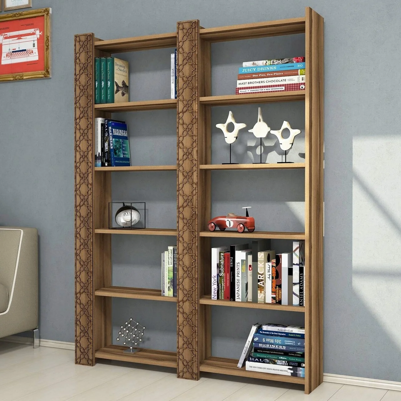Corp biblioteca, Hanah Home, City 2, 124.6x170x24.2 cm, Maro Corp biblioteca, Hanah Home, City 2, 124.6x170x24.2 cm, Maro