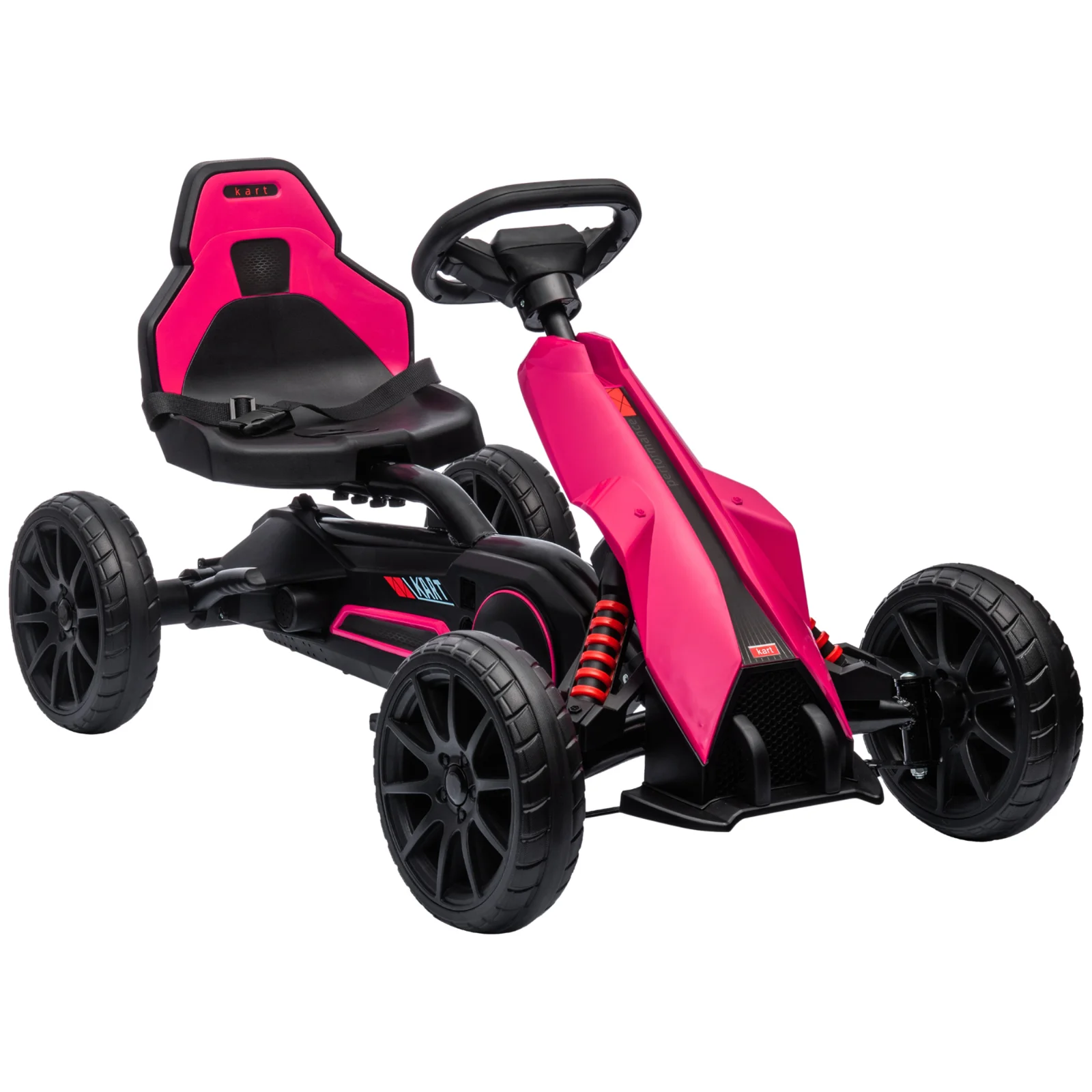 Homcom Kart Copii cu Pedale – Scaun Reglabil, Roti EVA 100×58×58.5 cm | Aosom Romania Homcom Kart Copii cu Pedale – Scaun Reglabil, Roti EVA 100×58×58.5 cm | Aosom Romania
