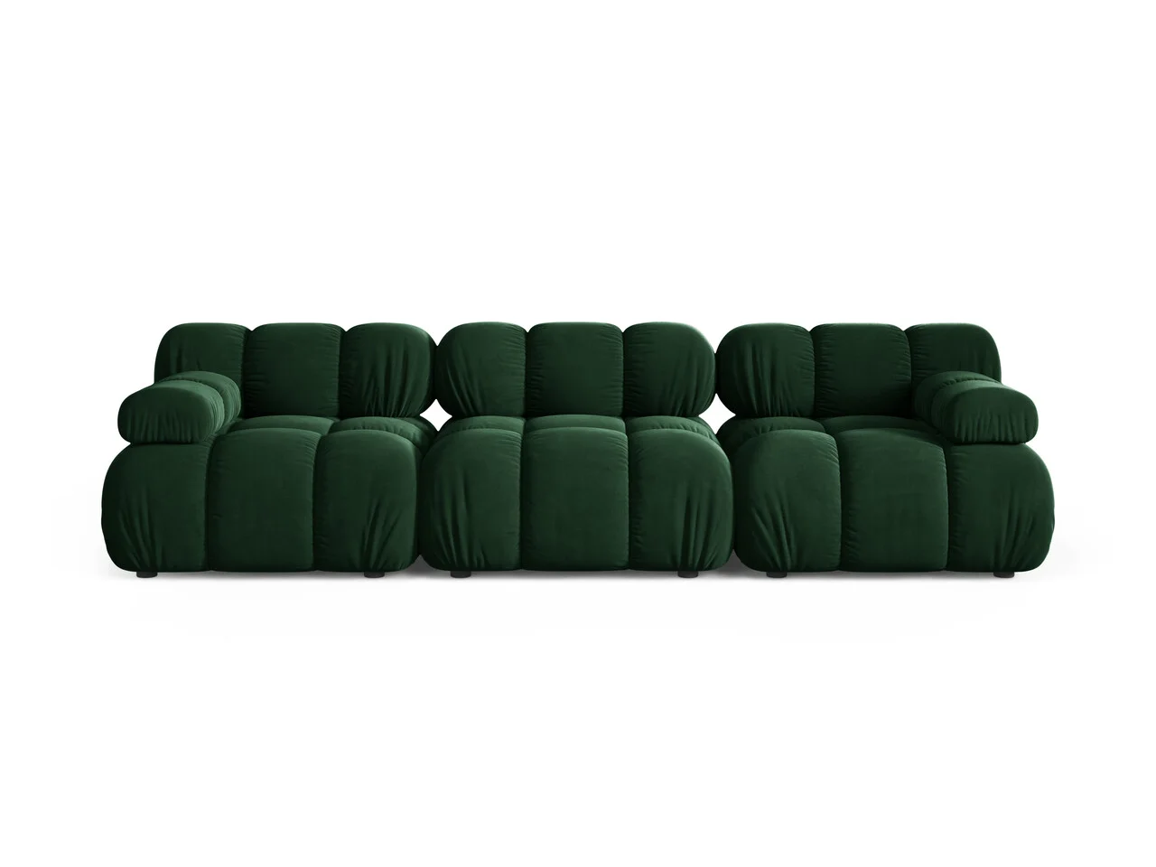 Canapea modulara 3 locuri, Bellis-51, Micadoni Home, 282x94x70 cm, catifea, verde bottle Canapea modulara 3 locuri, Bellis-51, Micadoni Home, 282x94x70 cm, catifea, verde bottle