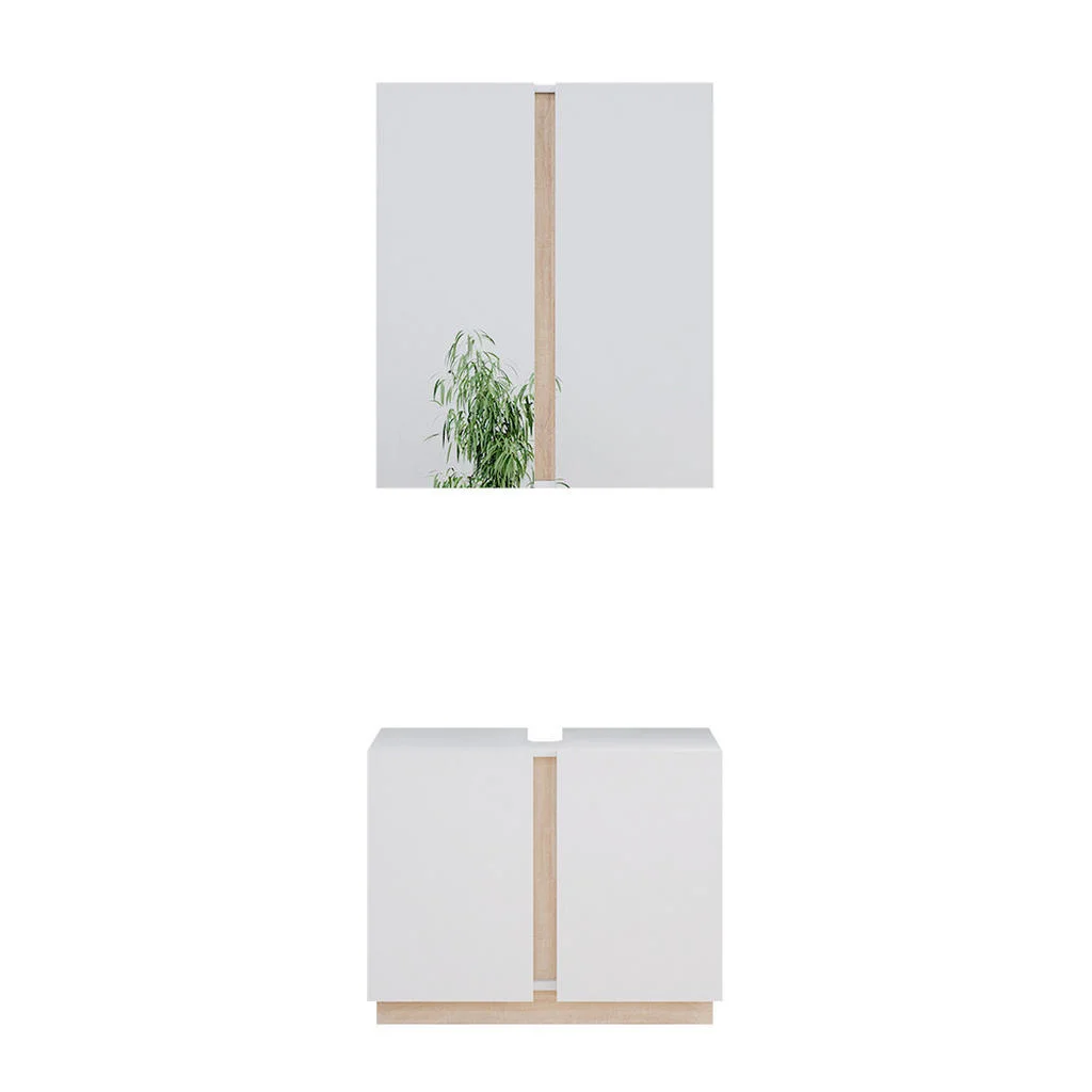 SET MOBILIER BAIE Gloria, Alb, 2 piese SET MOBILIER BAIE Gloria, Alb, 2 piese