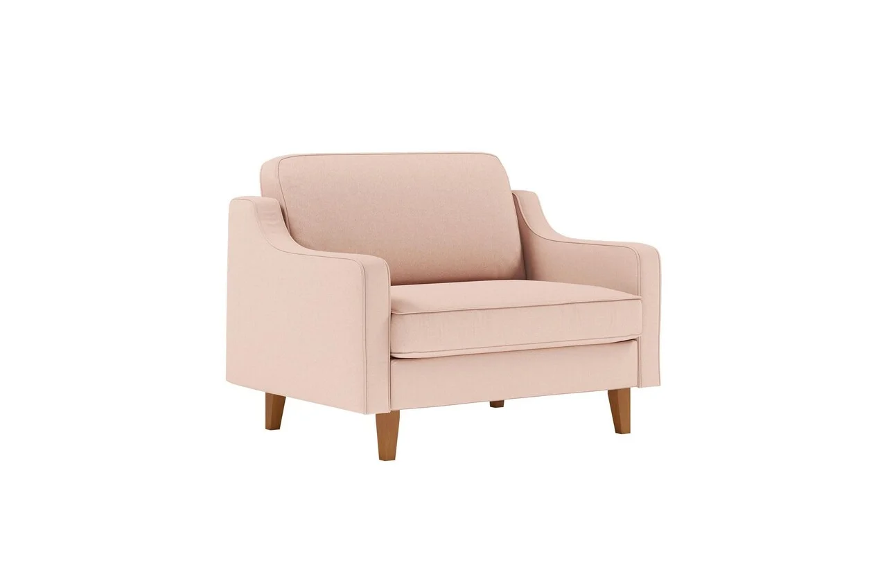 Fotoliu, Atelier del Sofa, 918CMF1117, Otel, Somon / Nucă Fotoliu, Atelier del Sofa, 918CMF1117, Otel, Somon / Nucă