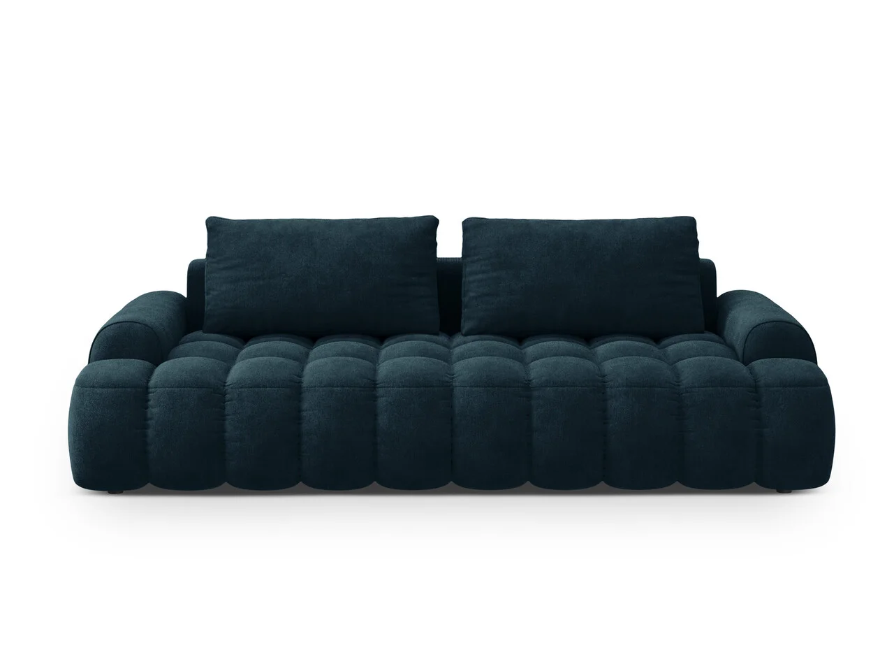 Canapea extensibila 4 locuri, Linz, Cosmopolitan Design, 250x100x84 cm, catifea, albastru petrol inchis Canapea extensibila 4 locuri, Linz, Cosmopolitan Design, 250x100x84 cm, catifea, albastru petrol inchis