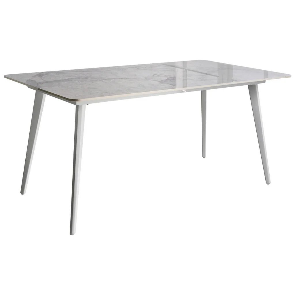MASĂ DE GRĂDINĂ 160/90 cm piatră albă marmură Rodallo MASĂ DE GRĂDINĂ 160/90 cm piatră albă marmură Rodallo